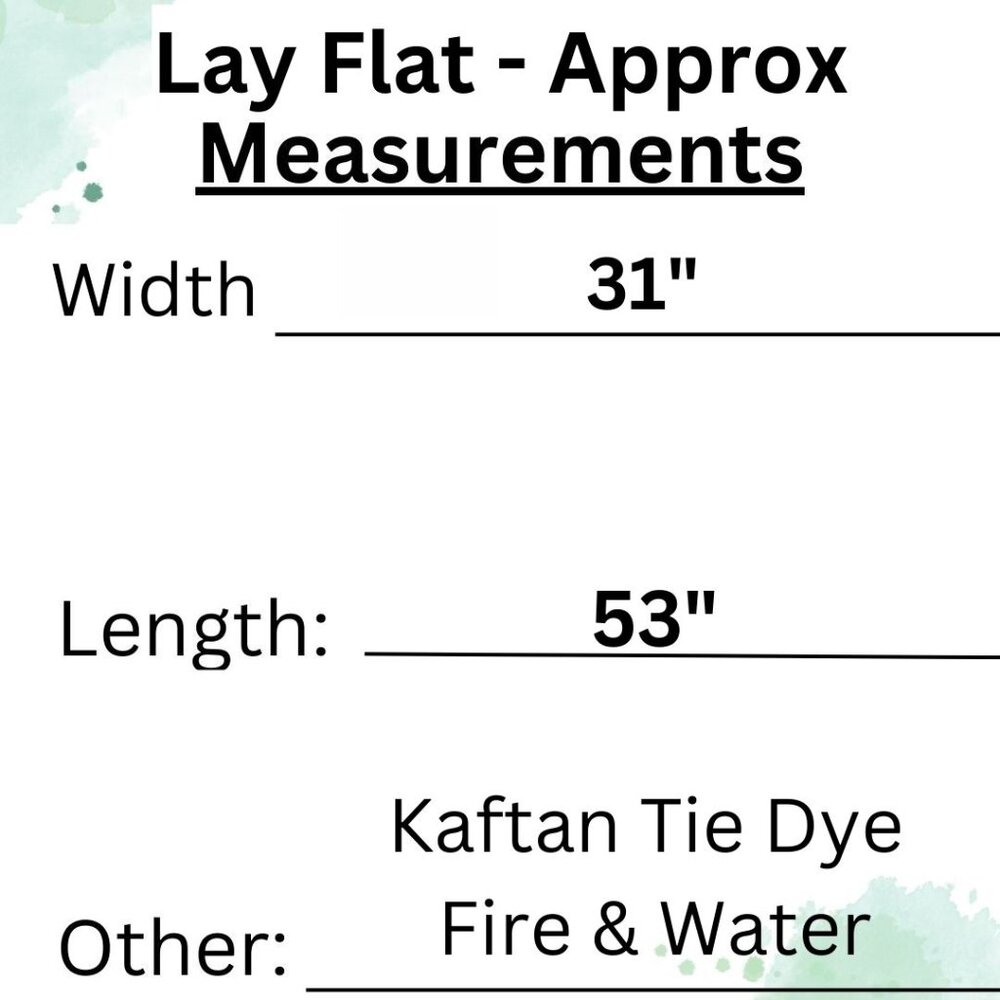 Kaftan Tie Dye Dress Maxi Swim Cover Up NEW - Picture 7 of 8